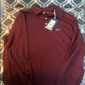 Men’s Vineyard Vines long sleeve polo NWT
